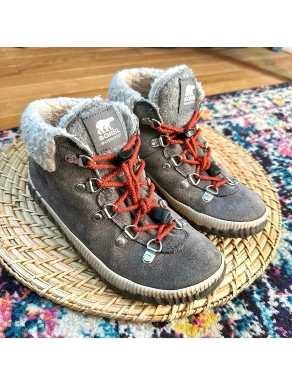 Sorel Out N About Conquest Waterproof Boots Kids 3 Lace Up